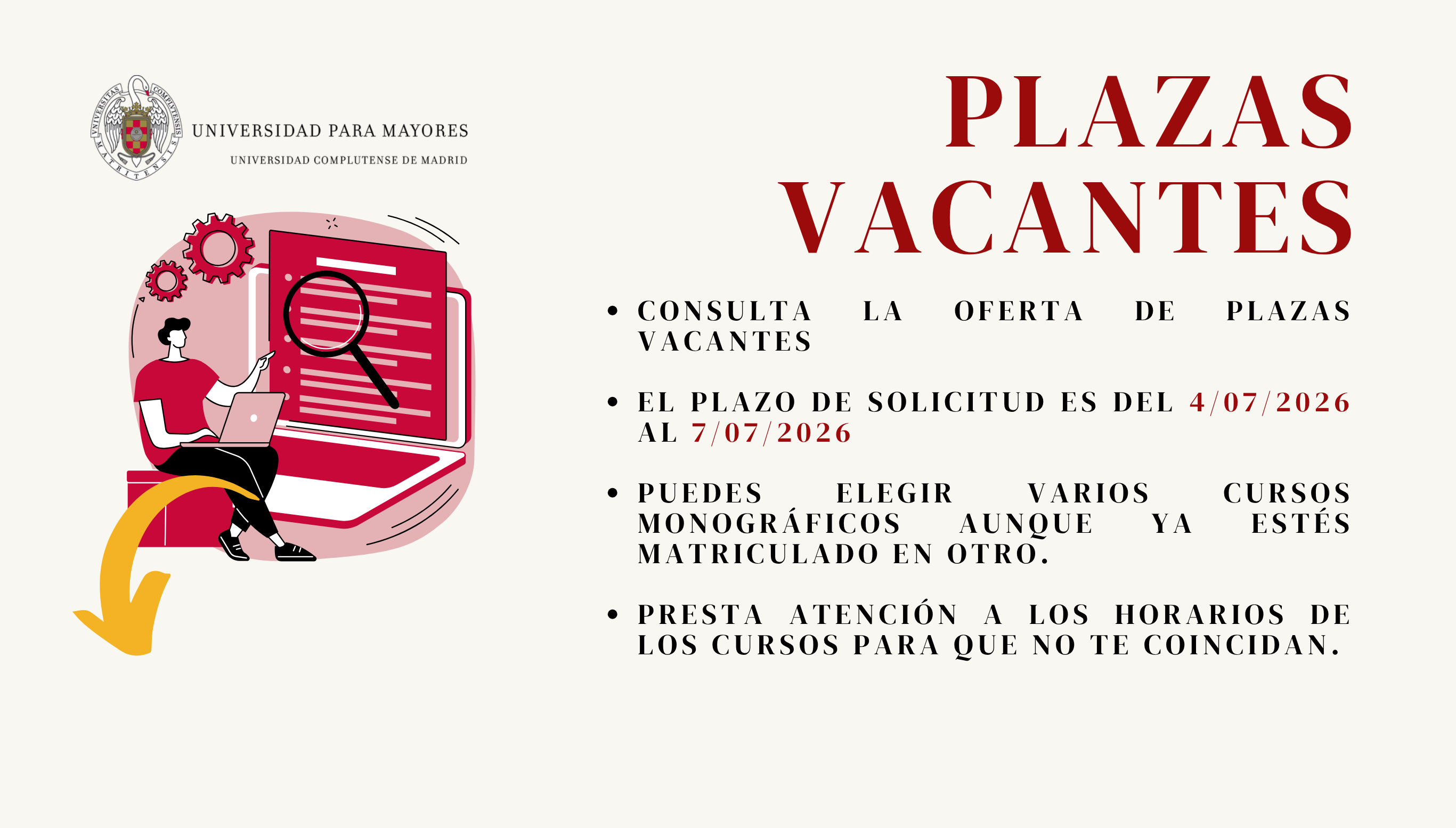 Oferta de Plazas Vacantes